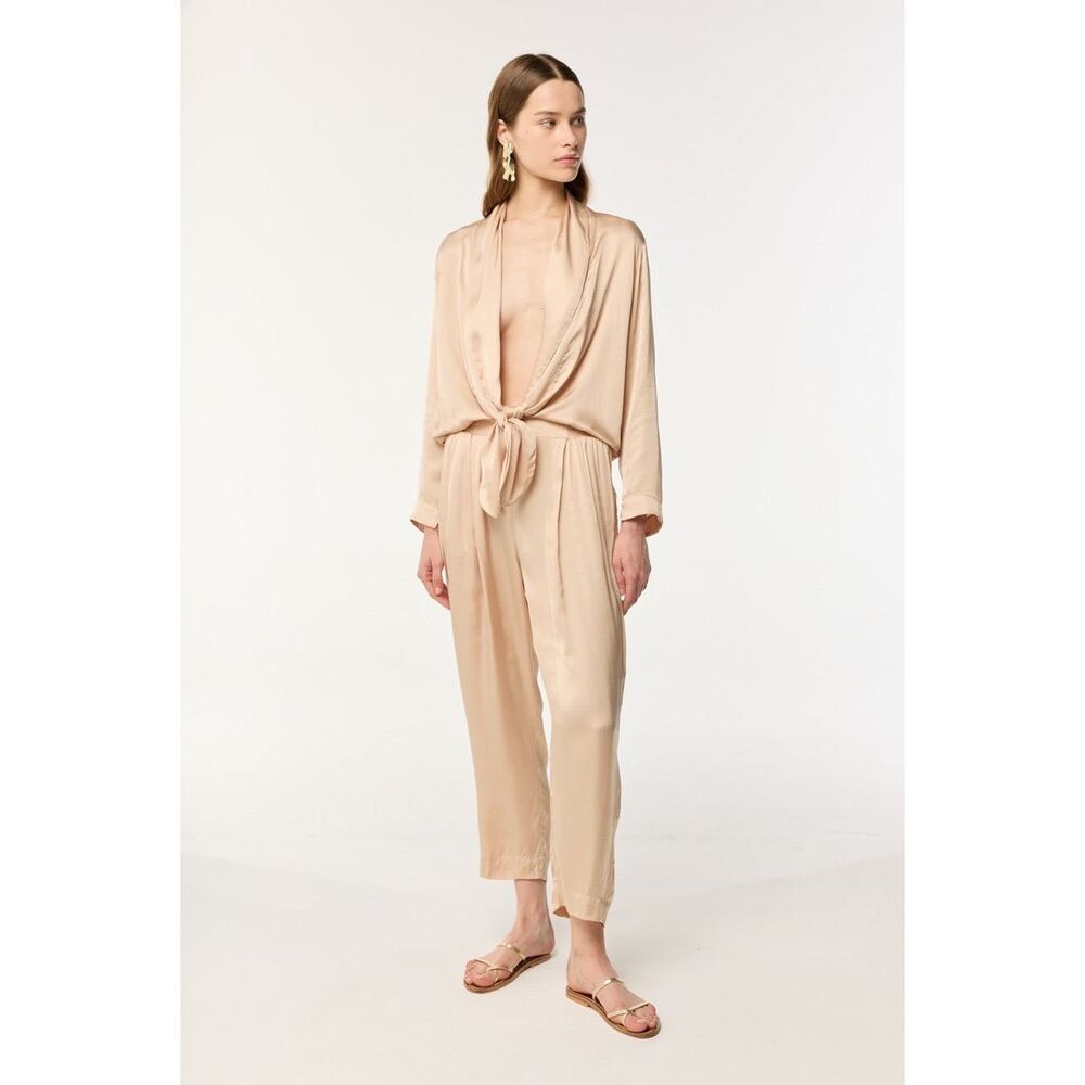 Poupette St Barth CELIE Set in BEIGE Size XS/S $500